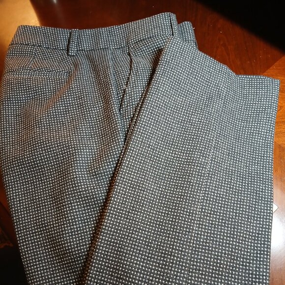 BANANA REPUBLIC Wool Blend Gray Dress Trousers 0R - EUC - Picture 5 of 9